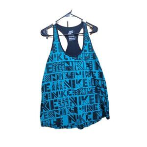 Nike Racer back Gym Tank Top shirt Women's XL Teal